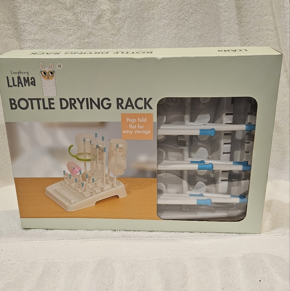 LAUGHING LLAMA BOTTLE DRYING RACK